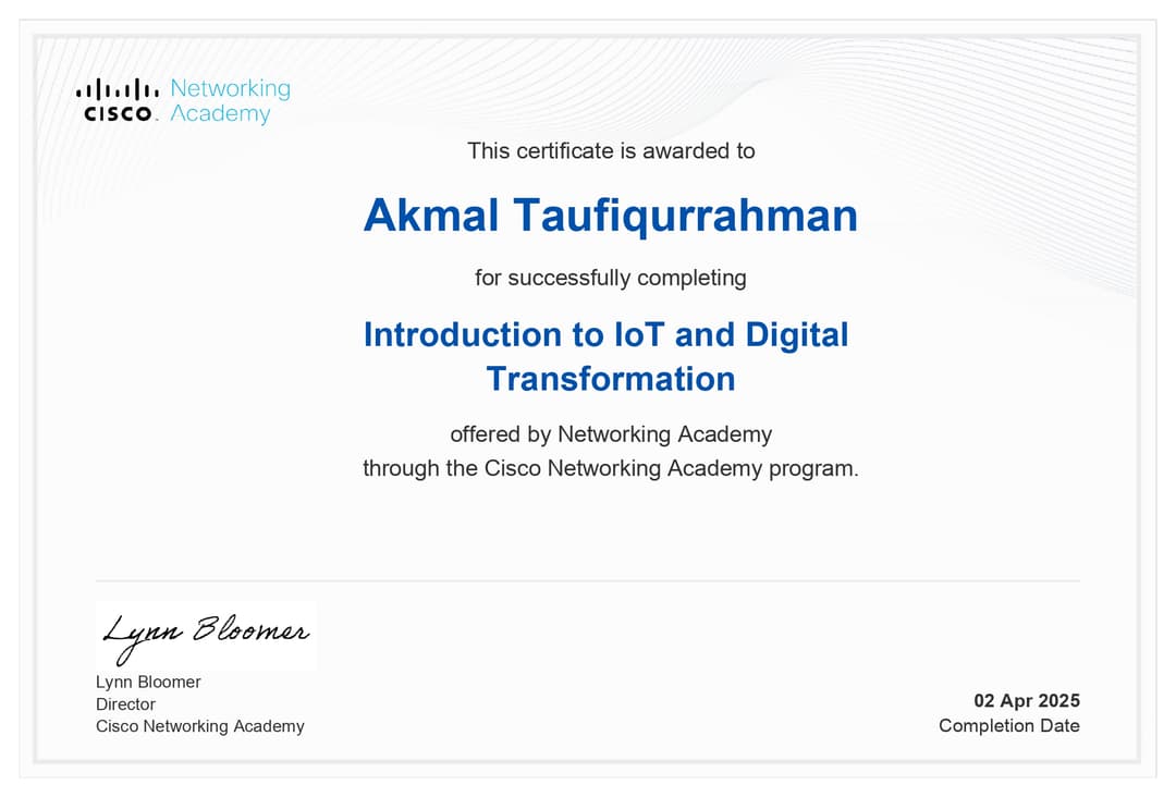 Project for Introduction to the Internet of Things