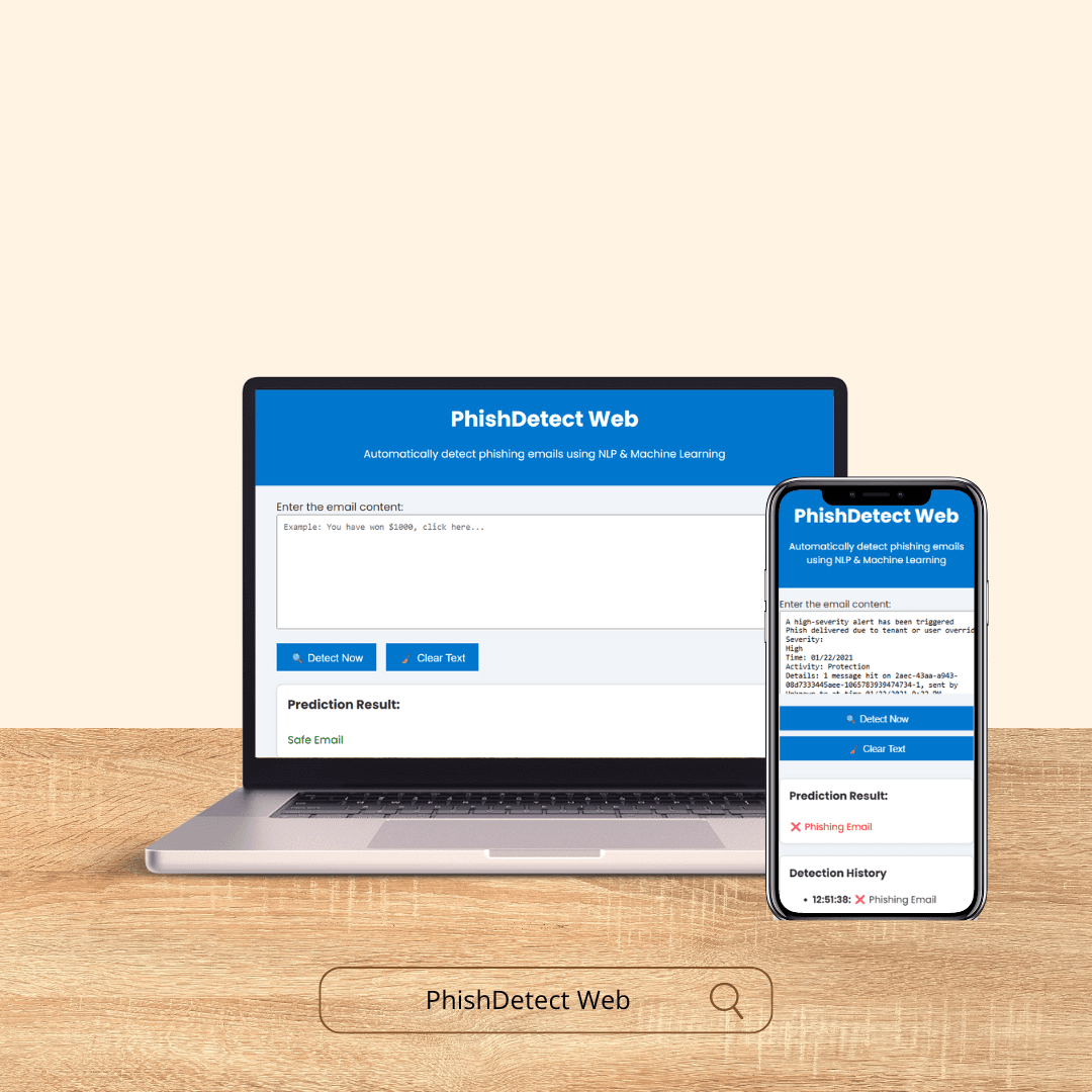 PhishDetect Web: Email Phishing Detection System image