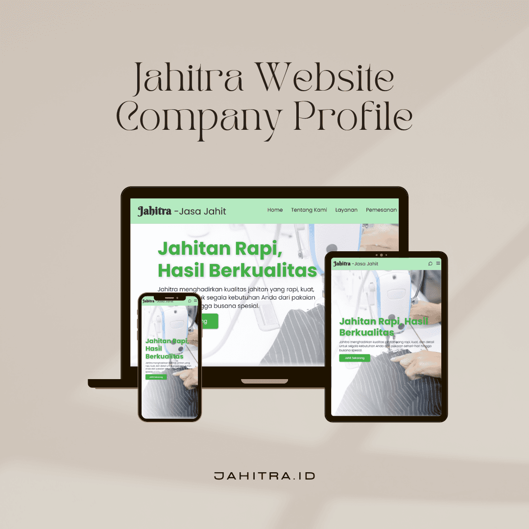  Jahitra: Company Profile Website image